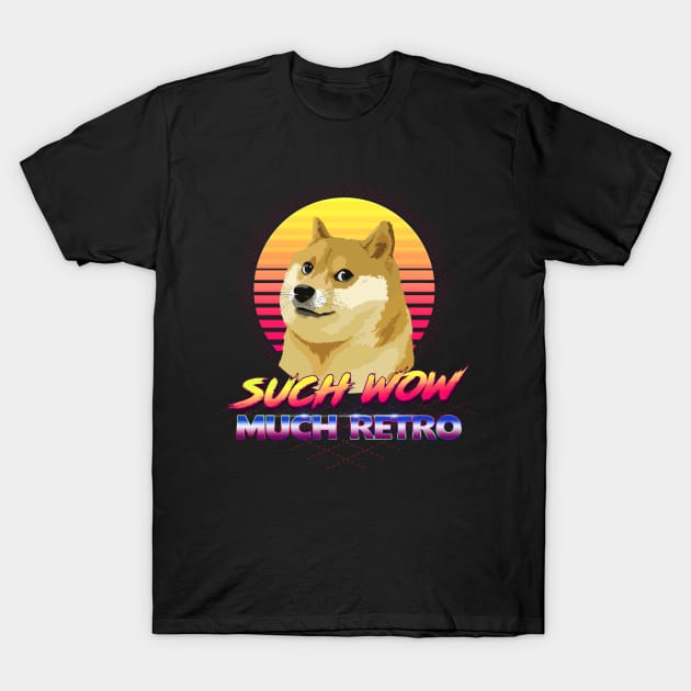 Such Wow, Much Retro. T-Shirt by Buy Custom Things
